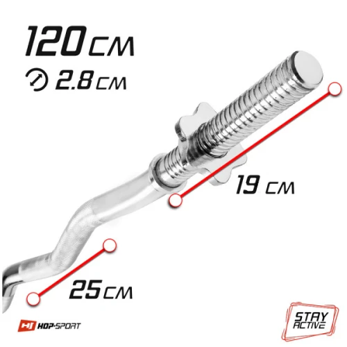 Гриф W-подібний 120 см Гриф W-подібний 120 см