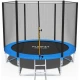 Image 1 for Батут Funfit 8ft (252см) синій з зовнішньою сіткою