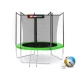 Image 16 for Батут Hop-Sport 8ft (244см) зеленый с внутренней сеткой