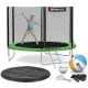 Image 1 for Батут Hop-Sport 10ft (305см) зелений з зовнішньою сіткою