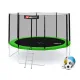 Image 10 for Батут Hop-Sport 12ft (366см) зеленый с внешней сеткой