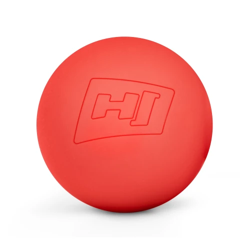 Силіконовий масажний м'яч 63 мм Hop-Sport HS-S063MB червоний