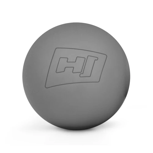 Силіконовий масажний мяч 63 мм Hop-Sport HS-S063MB сірий