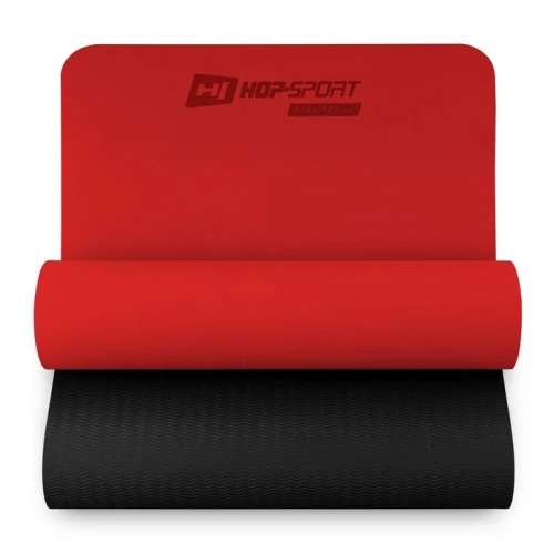Мат для фітнесу та йоги Hop-Sport TPE 0,6 см HS-T006GM червоний