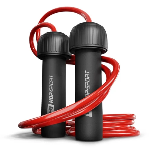 Скакалка HS-F050JR з вантажем -червона Скакалка HS-F050JR з вантажем -червона