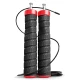 Image 1 for Скакалка с подшипниками и мягкой рукояткой Hop-Sport HS-P030JR черная