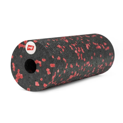 Міні масажний ролик (валик, роллер) Hop-Sport EPP 15 см HS-P015YG чорно-червоний