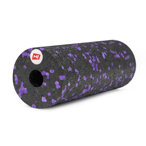 Міні масажний ролик (валик, роллер) Hop-Sport EPP 15 см HS-P015YG чорно-фіолетовий
