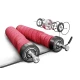 Image 3 for Скакалка с подшипниками и мягкой рукояткой Hop-Sport HS-P030JR красная