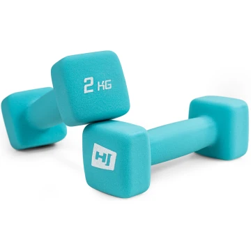 Гантелі для фітнесу неопренові квадратні Hop-Sport HS-V020DS 2х2кг