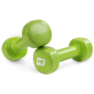 Гантелі для фітнесу вінілові круглі Hop-Sport HS-V015DC 2х1,5кг