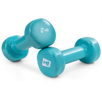 Гантелі для фітнесу вінілові круглі Hop-Sport HS-V020DC 2х2кг