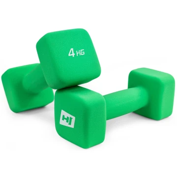 Гантелі для фітнесу неопренові квадратні Hop-Sport HS-V040DS 2х4кг