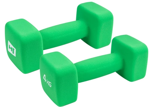 Набор гантелей неопреновых квадратныхHS-V040DS 2х4кг