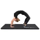 Image 7 for Мат гімнастичний Hop-Sport HS-095FM твердий з липучкою 5см чорний