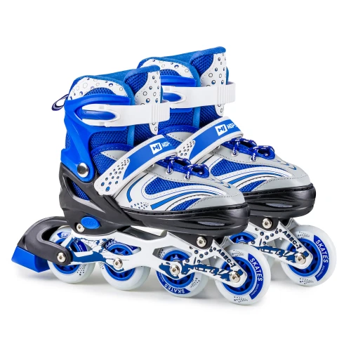 Роликовые коньки 3в1 Hop-Sport HS-8101 Speed S (размер) синие