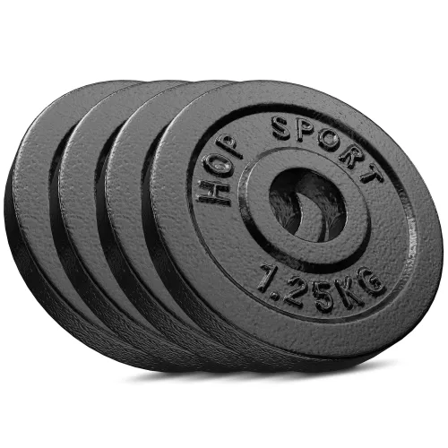 Сет з металевих дисків Hop-Sport Strong 4x1,25кг