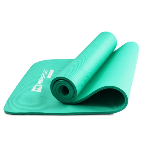 Мат для фітнесу та йоги Hop-Sport HS-N010GM 1 см бірюзовий