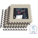 Image 2 for Мат-пазл Hop-Sport EVA 1см HS-A010PM - 4 частей бежево-коричневый