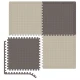 Image 5 for Мат-пазл Hop-Sport EVA 1см HS-A010PM - 4 частей бежево-коричневый