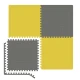 Image 2 for Мат-пазл Hop-Sport EVA 1см HS-A010PM - 4 частей желто-серый