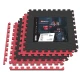 Image 1 for Мат-пазл Hop-Sport EVA 2см HS-A020PM - 4 частей красно-черный