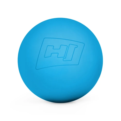 Силіконовий масажний мяч 63 мм Hop-Sport HS-S063MB блакитний