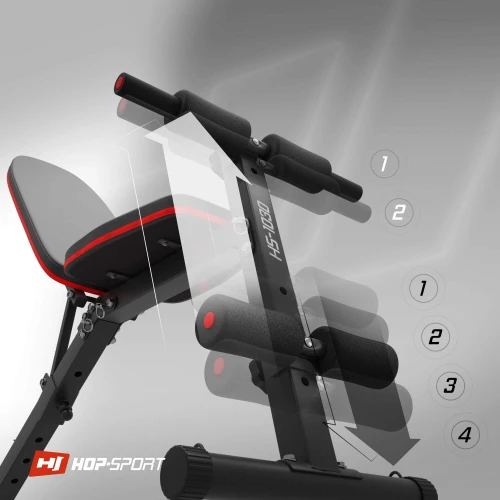 Можливість регулювання фіксатора для ніг Можливість регулювання фіксатора для ніг