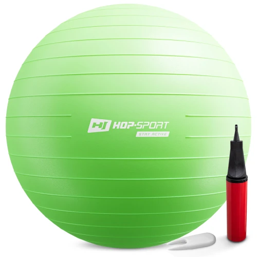 Фітбол Hop-Sport 85см зелений + насос 2020