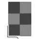 Image 3 for Мат-пазл Hop-Sport EVA 1см HS-A010PM - 6 частей черно-серый