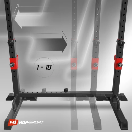 Регулювання дистанції між стійками Регулювання дистанції між стійками