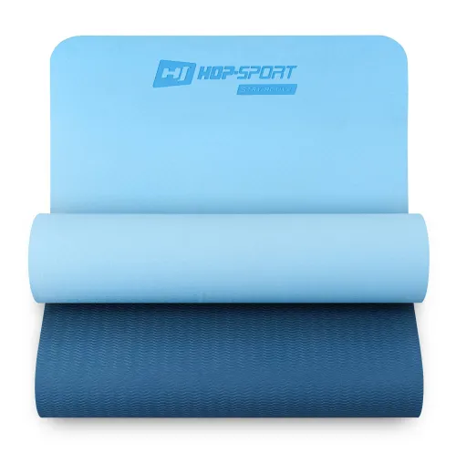 Килимок для фітнесу TPE 0,6см HS-T006GM синьо-голубий