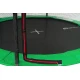 Image 5 for Батут Hop-Sport 12ft (366см) чорно-зелений з зовнішньою сіткою