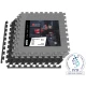 Image 2 for Мат-пазл Hop-Sport EVA 1см HS-A010PM - 6 частей черно-серый