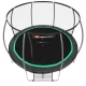 Image 3 for Батут Hop-Sport Premium 12ft (366см) черно-зеленый с внутренней сеткой