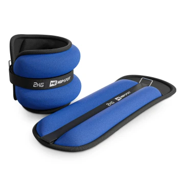 Обважнювачі для ніг та рук Hop-Sport HS-S004WB 2х2 кг сині