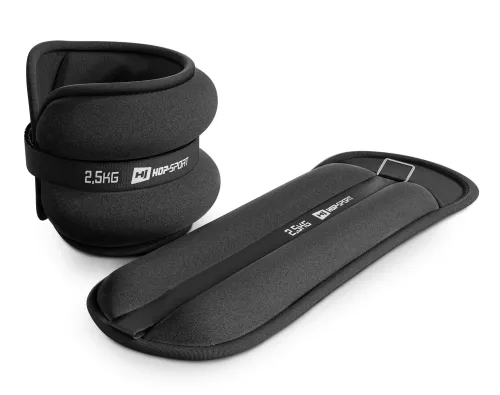 Утяжелители для ног и рук Hop-Sport HS-S005WB 2х2,5кг черные