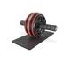 Ролик для пресса Hop-Sport с ковриком черно-красный
