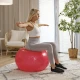 Image 6 for Фитбол массажный Hop-Sport 65см красный + насос