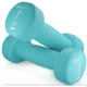 Image 2 for Гантели для фитнеса неопреновые круглые Hop-Sport HS-V010DR 2x1кг бирюзовый
