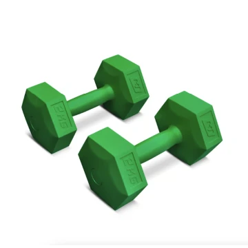 Гантели для фитнеса композитные Hop-Sport HS-C020DS 2х2 кг зеленый