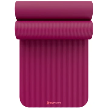 Коврик для йоги Hop-Sport HS-NB010GM NBR 1см ягодный