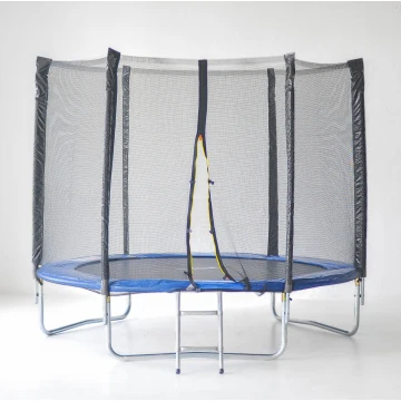 Батут SJ 4.5ft (140см) синий с внешней сеткой