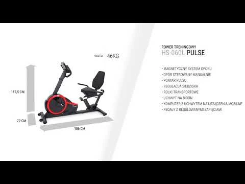 youtube video 2 Горизонтальный велотренажер Hop-Sport HS-060L Pulse серебристый 2020