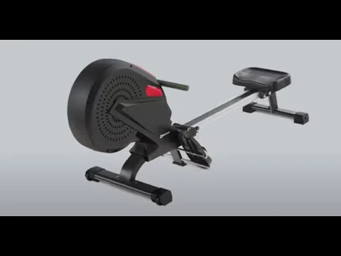 youtube video 1 Гребний тренажер повітряний Hop-Sport HS-070R Rush