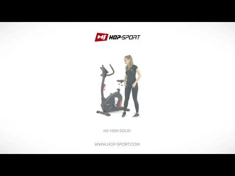 youtube video 2 Велотренажер HS-100H Solid iConsole+ черный