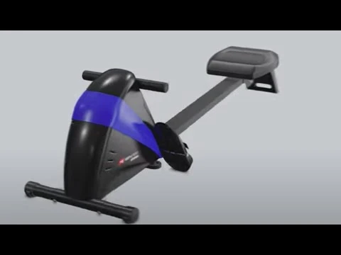 youtube video 2 Гребной тренажер Hop-Sport HS-030R Boost синий
