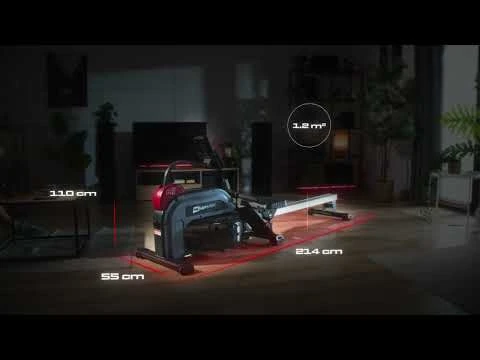 youtube video 1 Гребной акватренажер Hop-Sport HS-150WR Titan