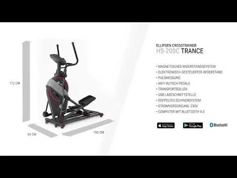 youtube video 1 Орбітрек Hop-Sport HS-200C Trance iConsole+ LC