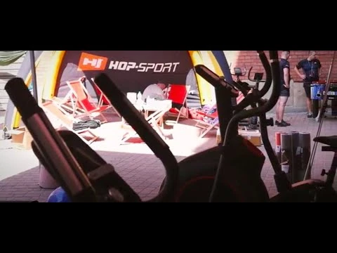youtube video 1 Горизонтальный велотренажер Hop-Sport HS-070L Helix серебристый iConsole+